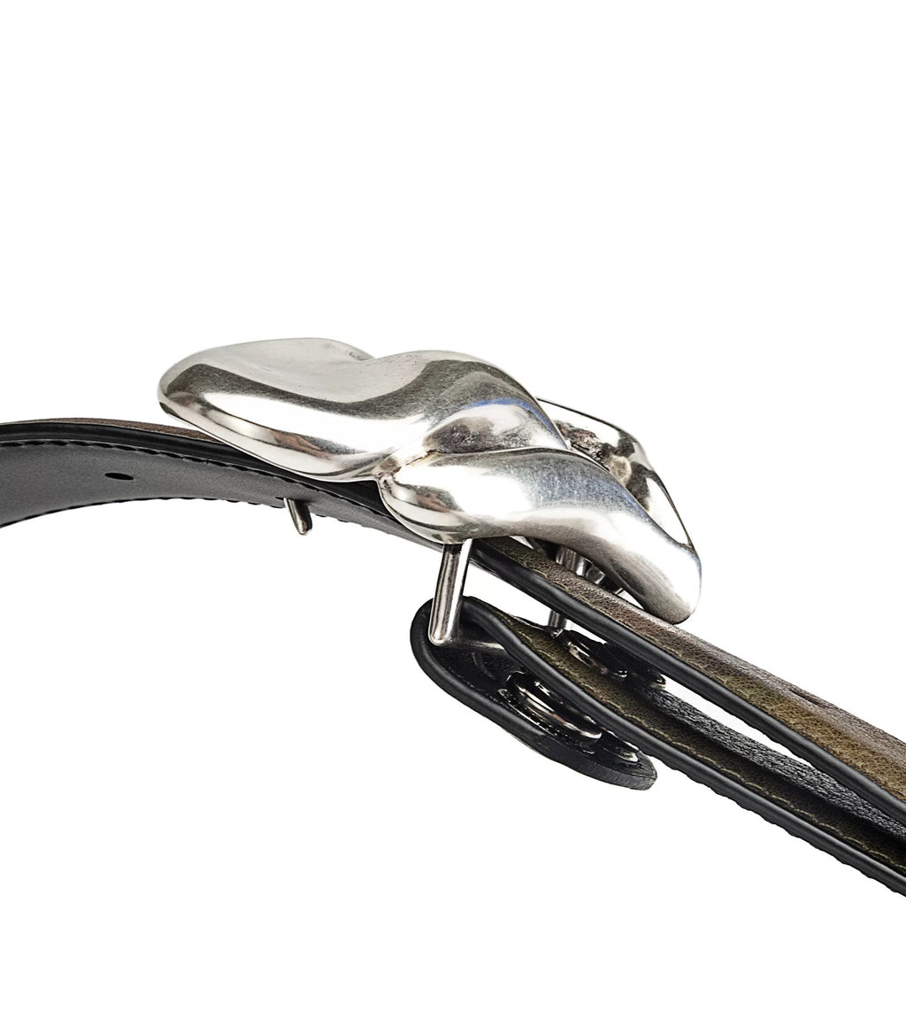 Chrome hearts rolling stone tounge lip  belt