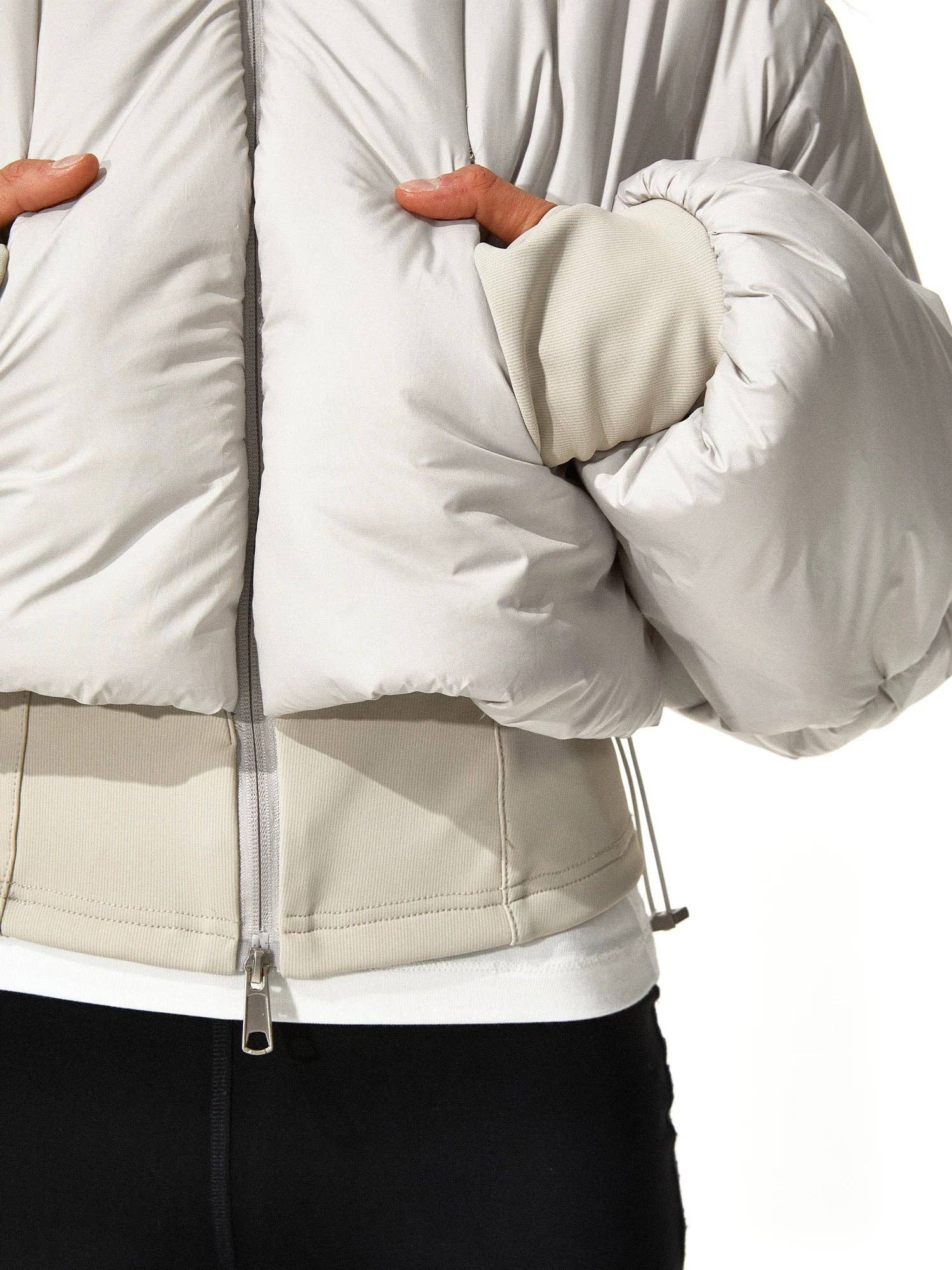 Fur puffer jacket