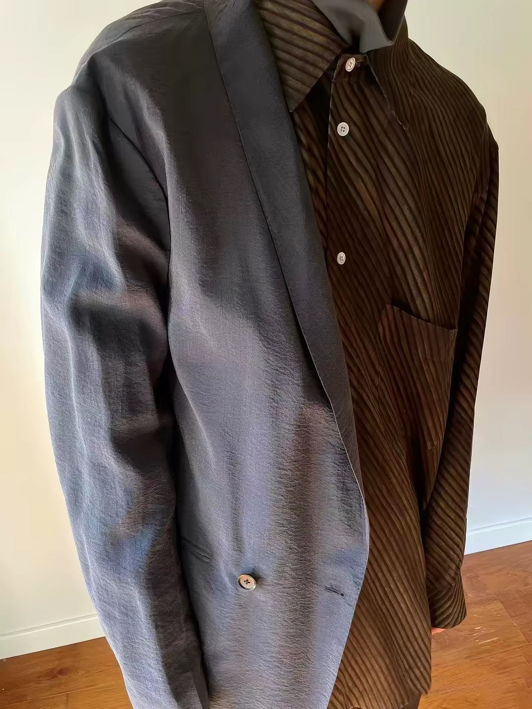 Lamaier stripe shirt