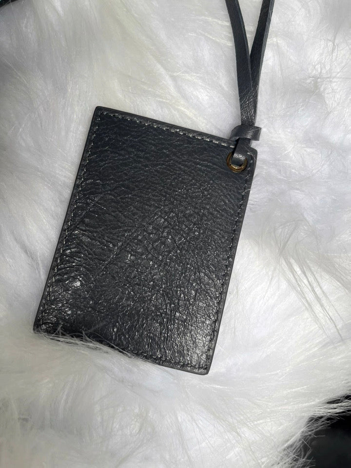 Chrome hearts rolling stone lip wallet bag
