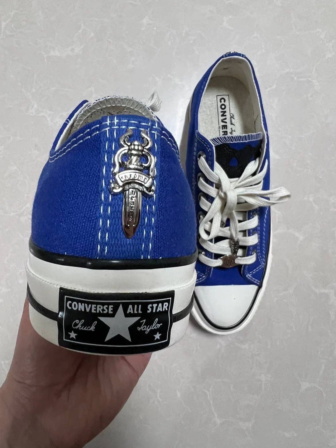 Archive Chrome blue High-Top Sneakers