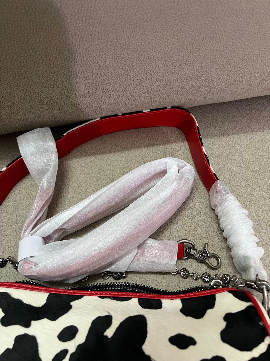 chrome cowhide bag - Private property 