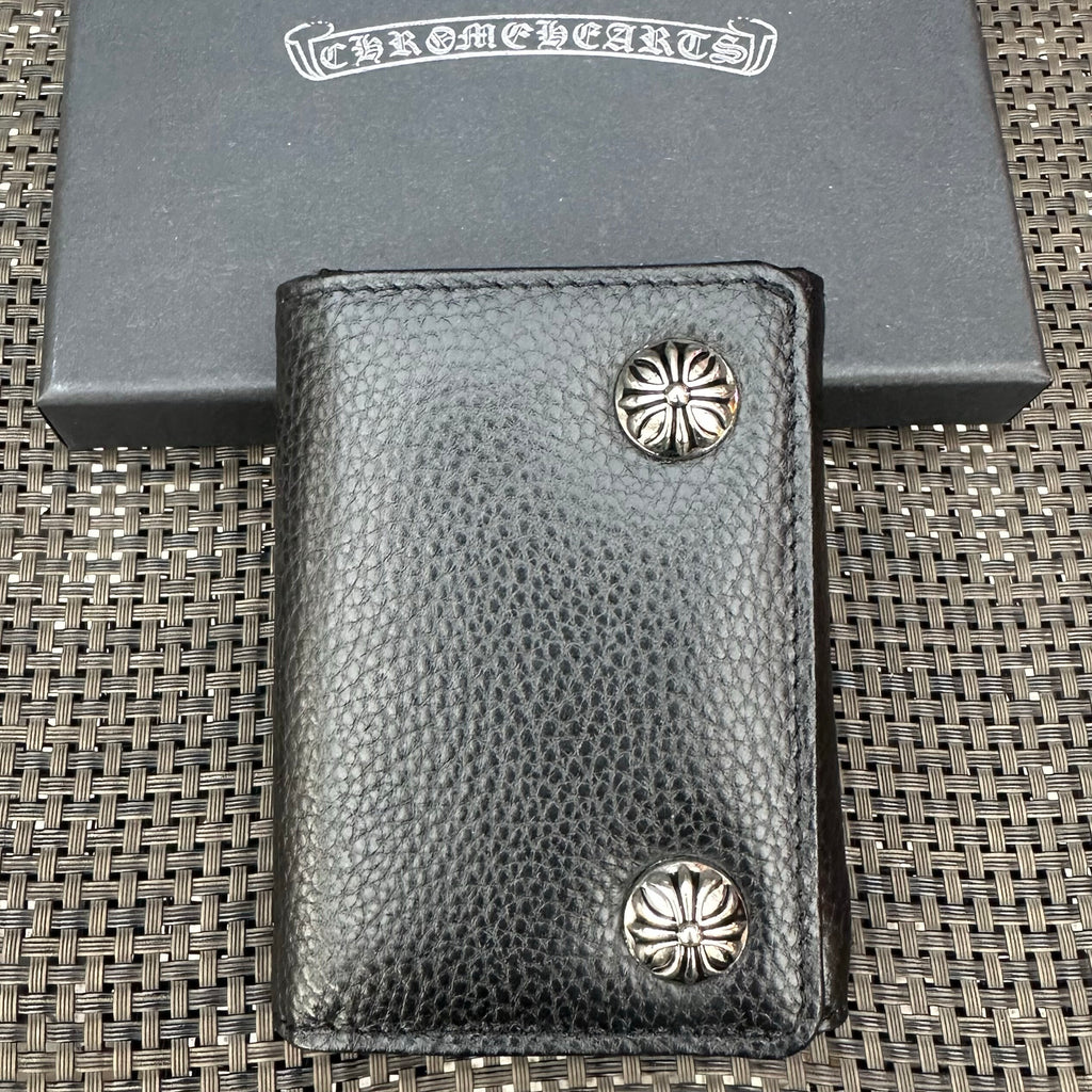 Chrome hearts multi colour cross long wallet bag