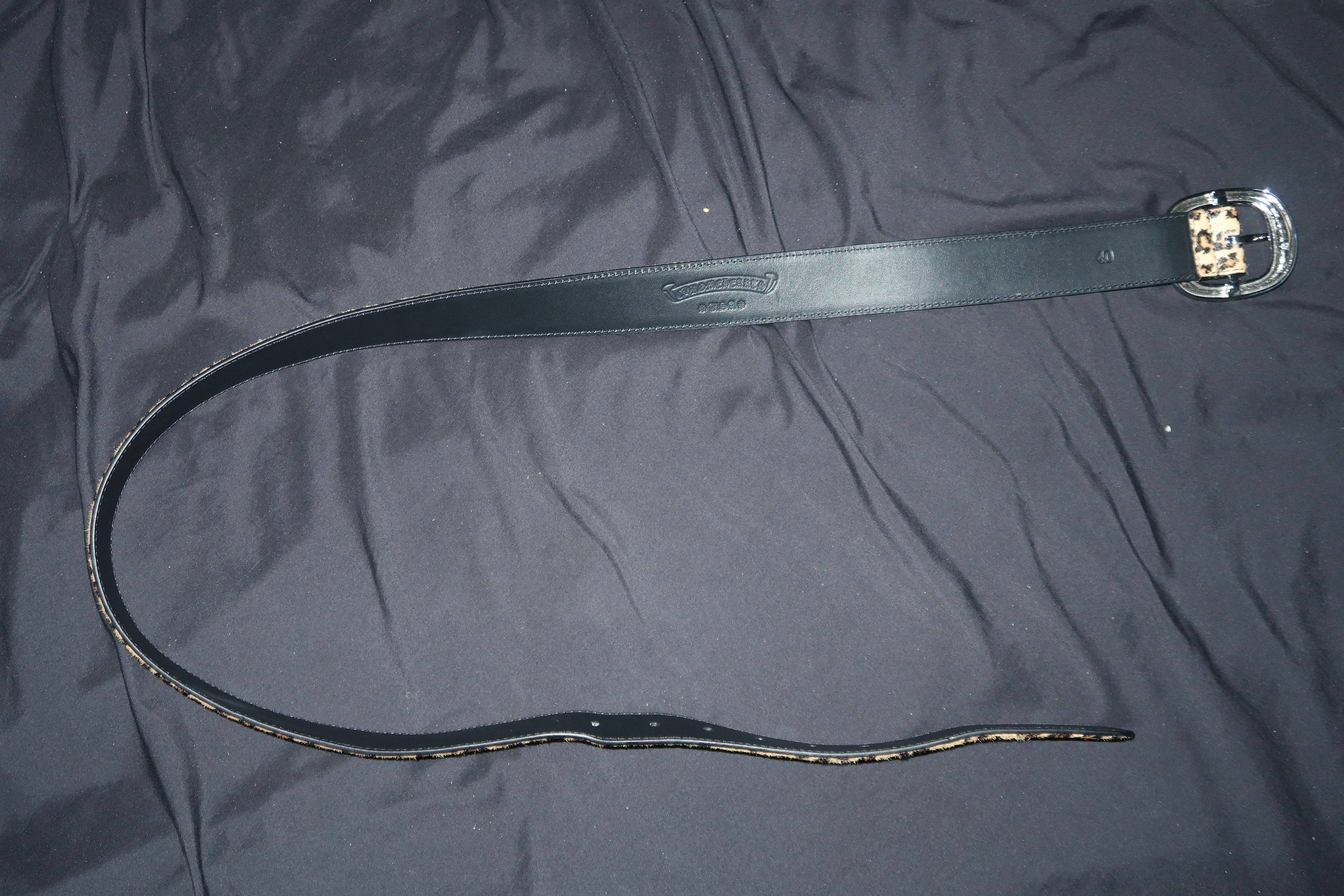 Archive Chrome Leopard belt