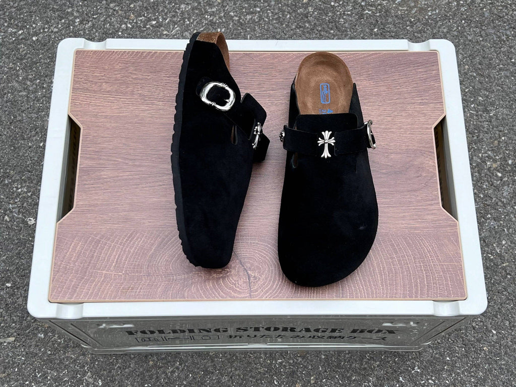 Archive Chrome Suede Mules
