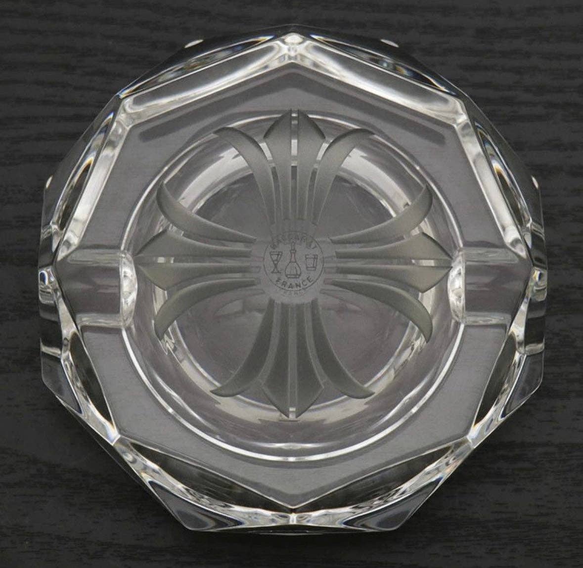 Archive Chrome baccarat glass ash tray