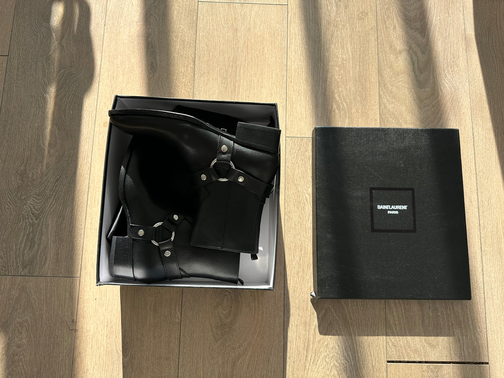 Saint Laurent Wyatt Harness Boots