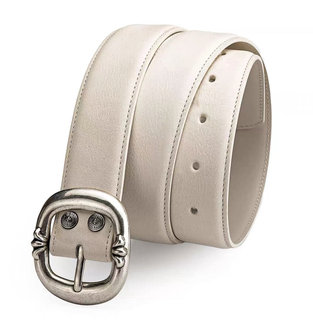 chrome hearts  Leather ‘Gunslinger's .925 Silver Belt
