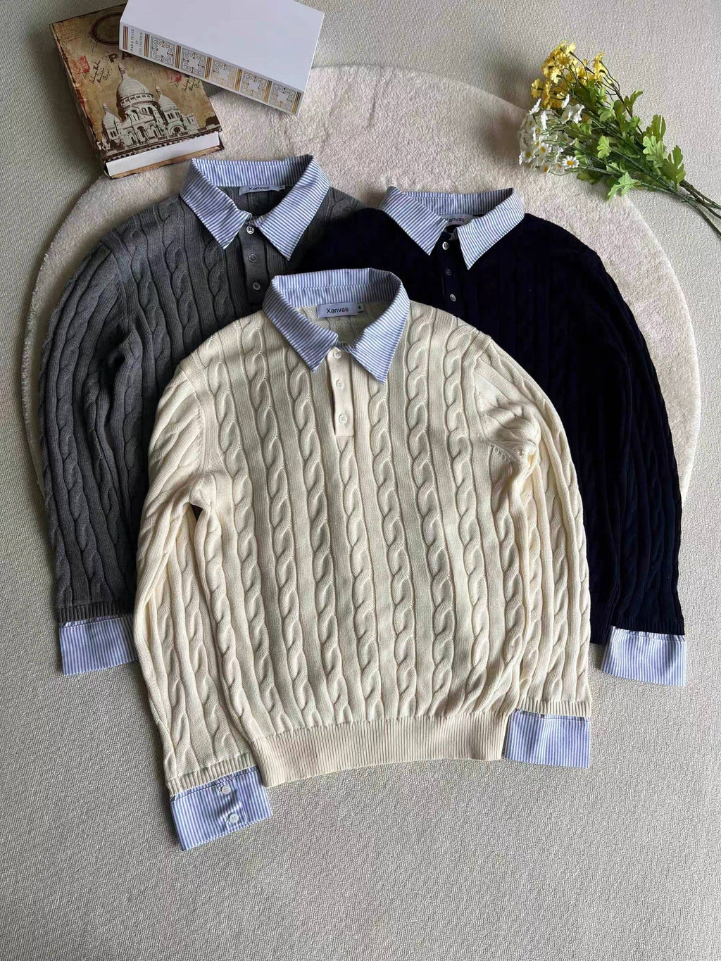 Layered Knit Sweater