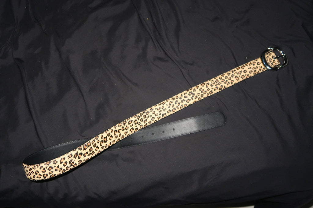 Archive Chrome Leopard belt