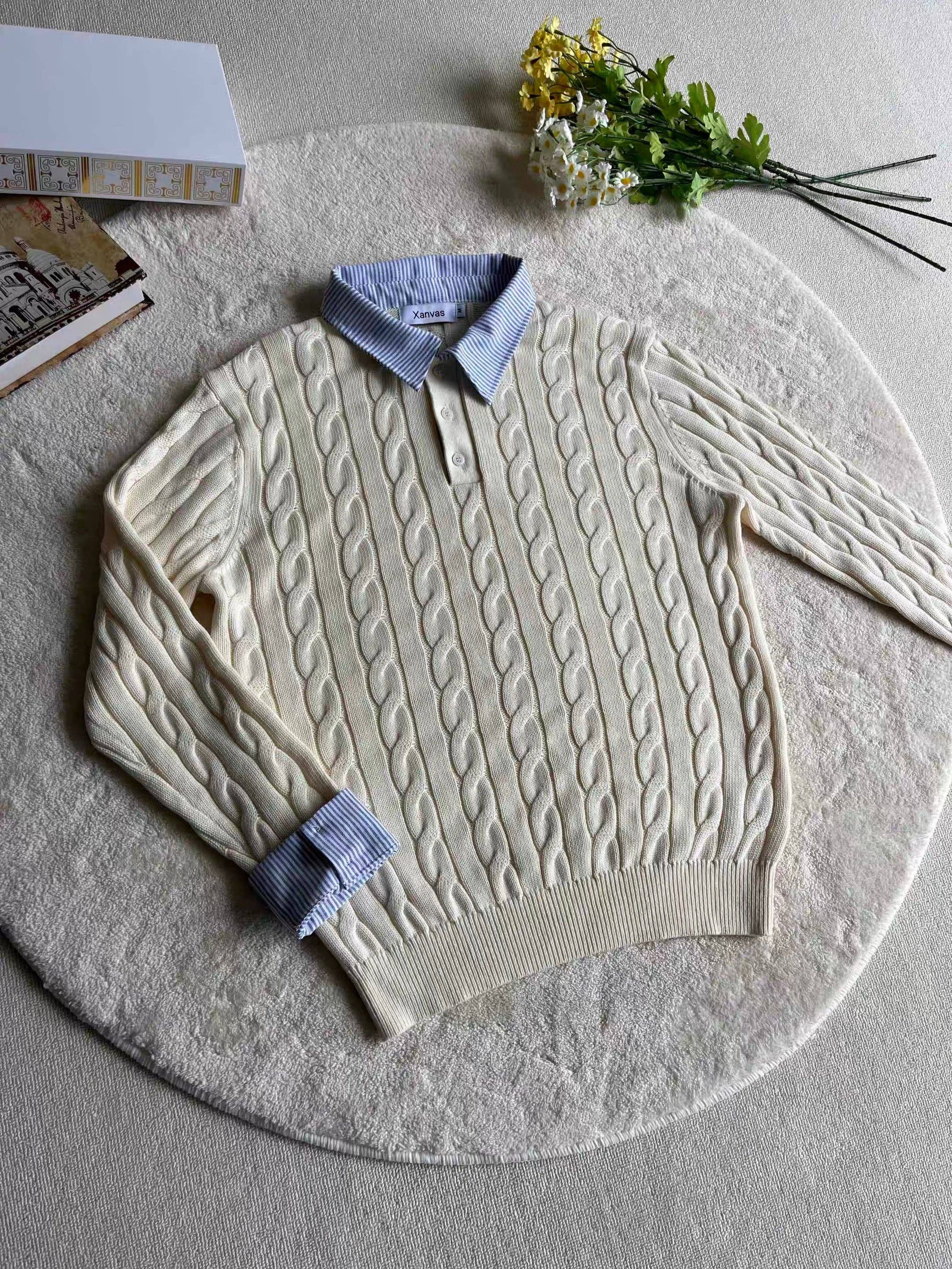 Layered Knit Sweater