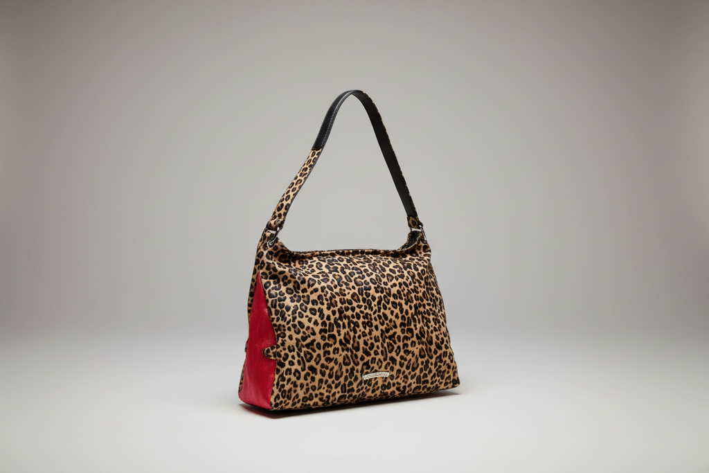 Chrome  Leopard bag