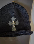 Chrome hearts silver cross beanie - Private property 