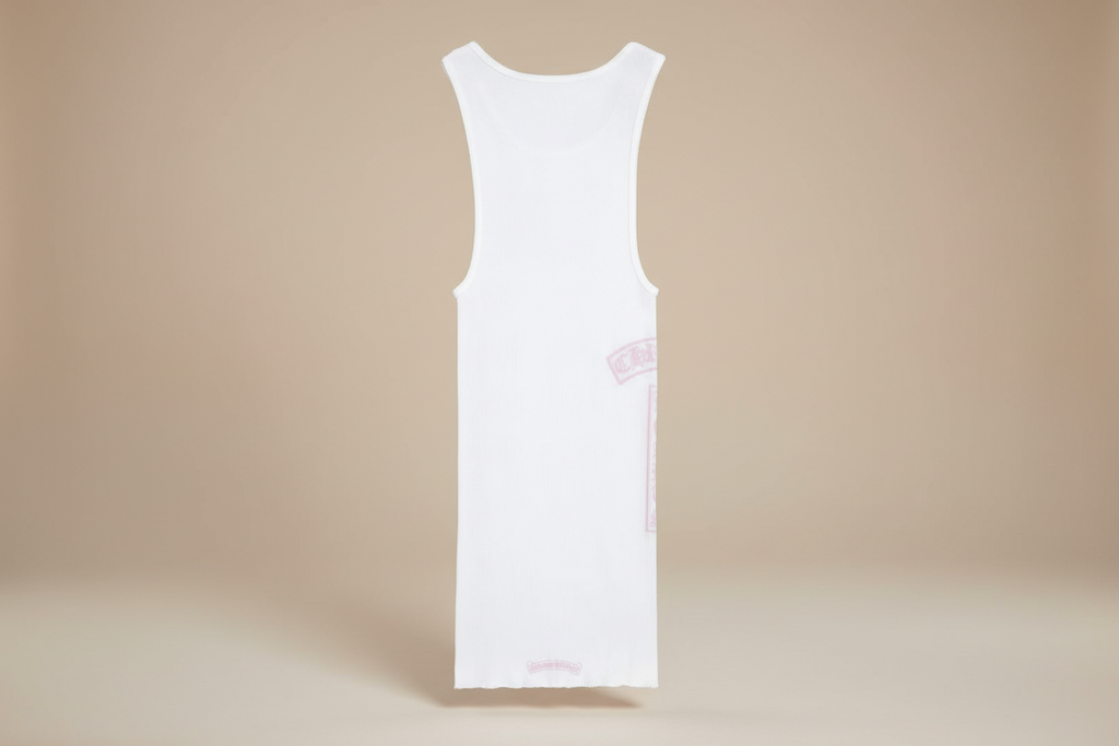 white tank vest top