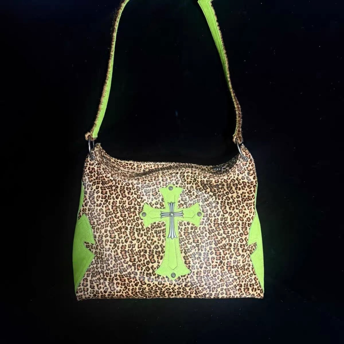 Archive green leopard Chrome  bag