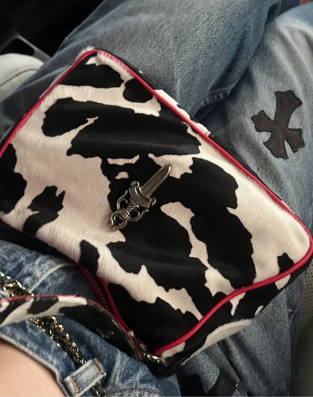 chrome cowhide bag - Private property 