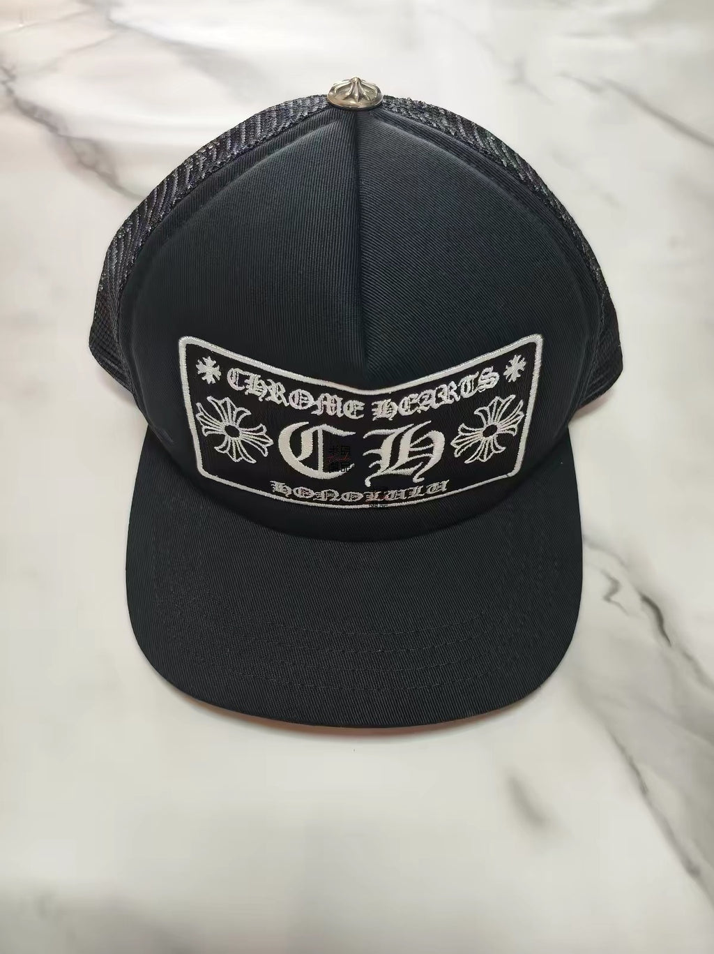 Chrome hearts cross black hats