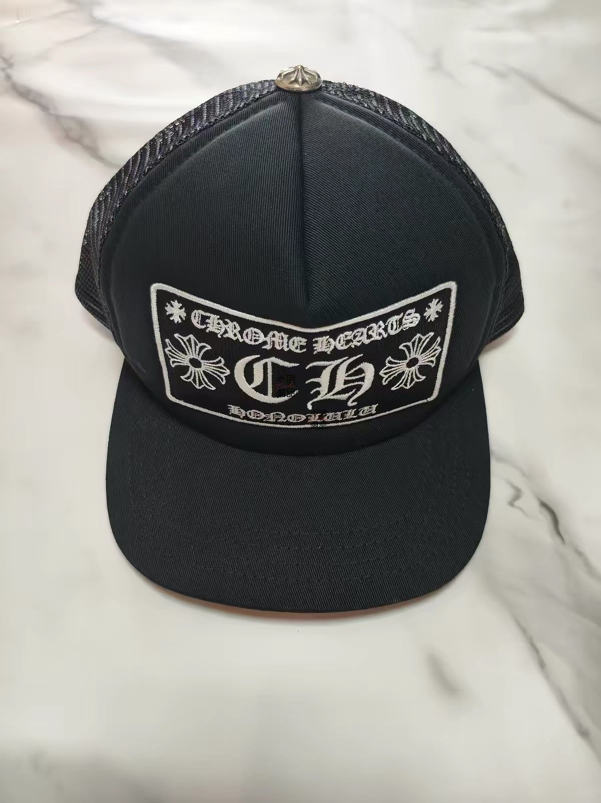 Chrome hearts cross black hats