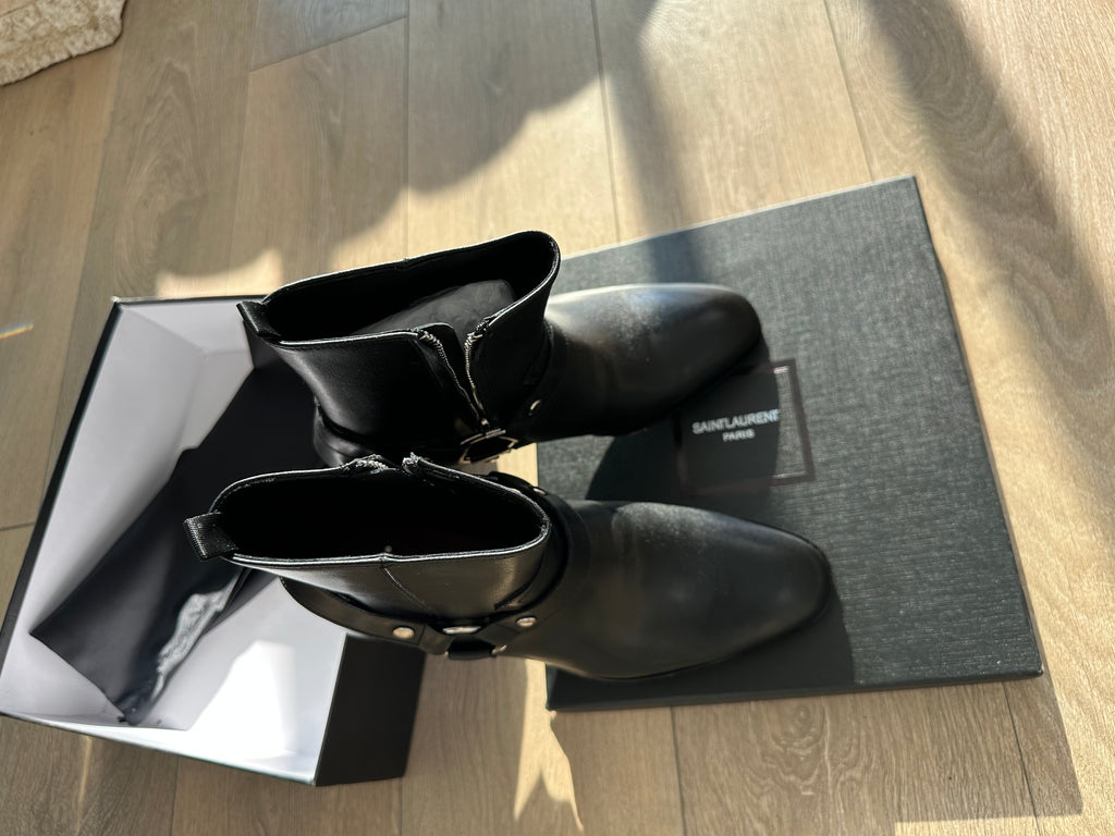 Saint Laurent Wyatt Harness Boots