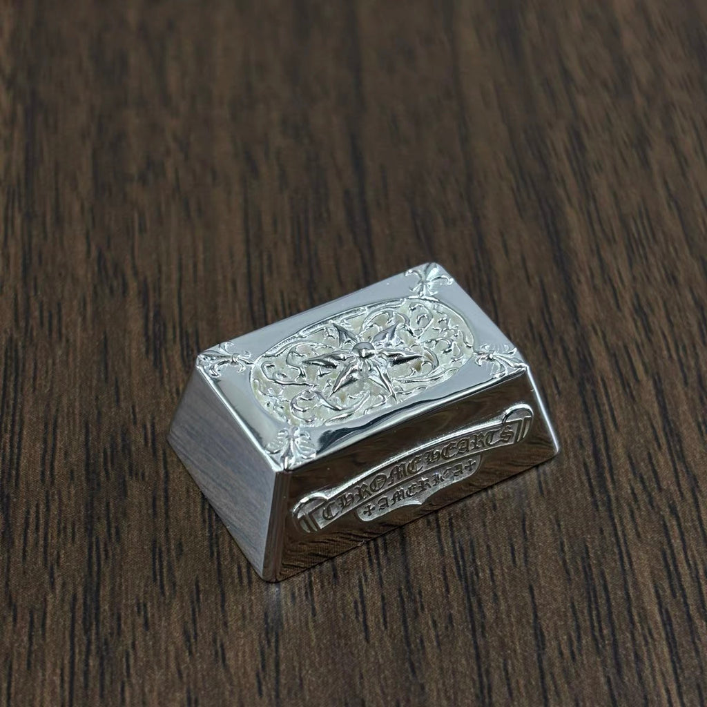 Chrome hearts silver chrome keyboard