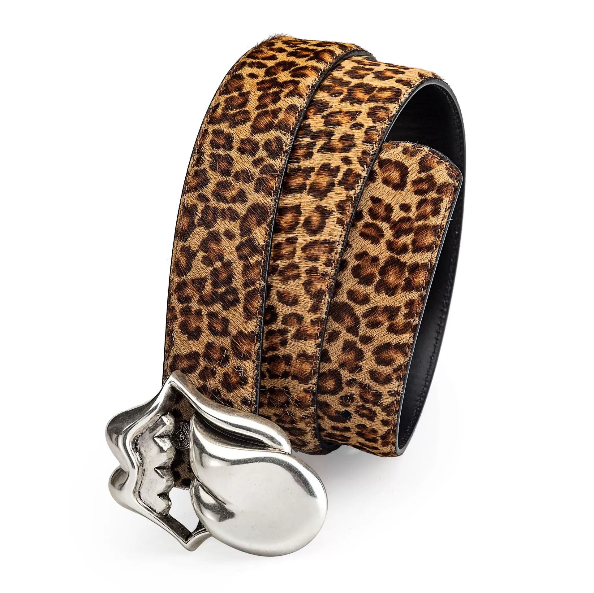Chrome hearts rolling stone tounge lip  belt