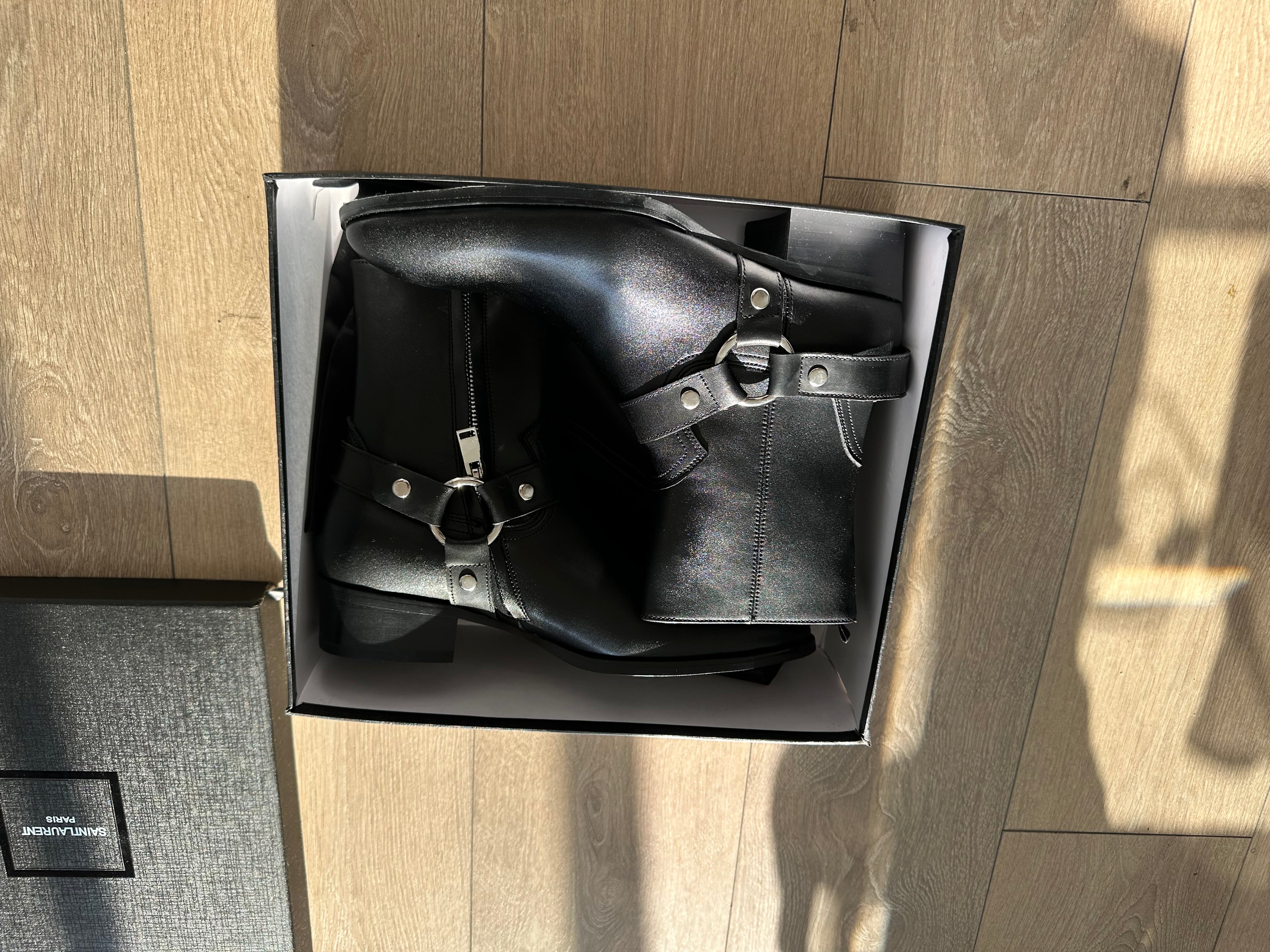 Saint Laurent Wyatt Harness Boots