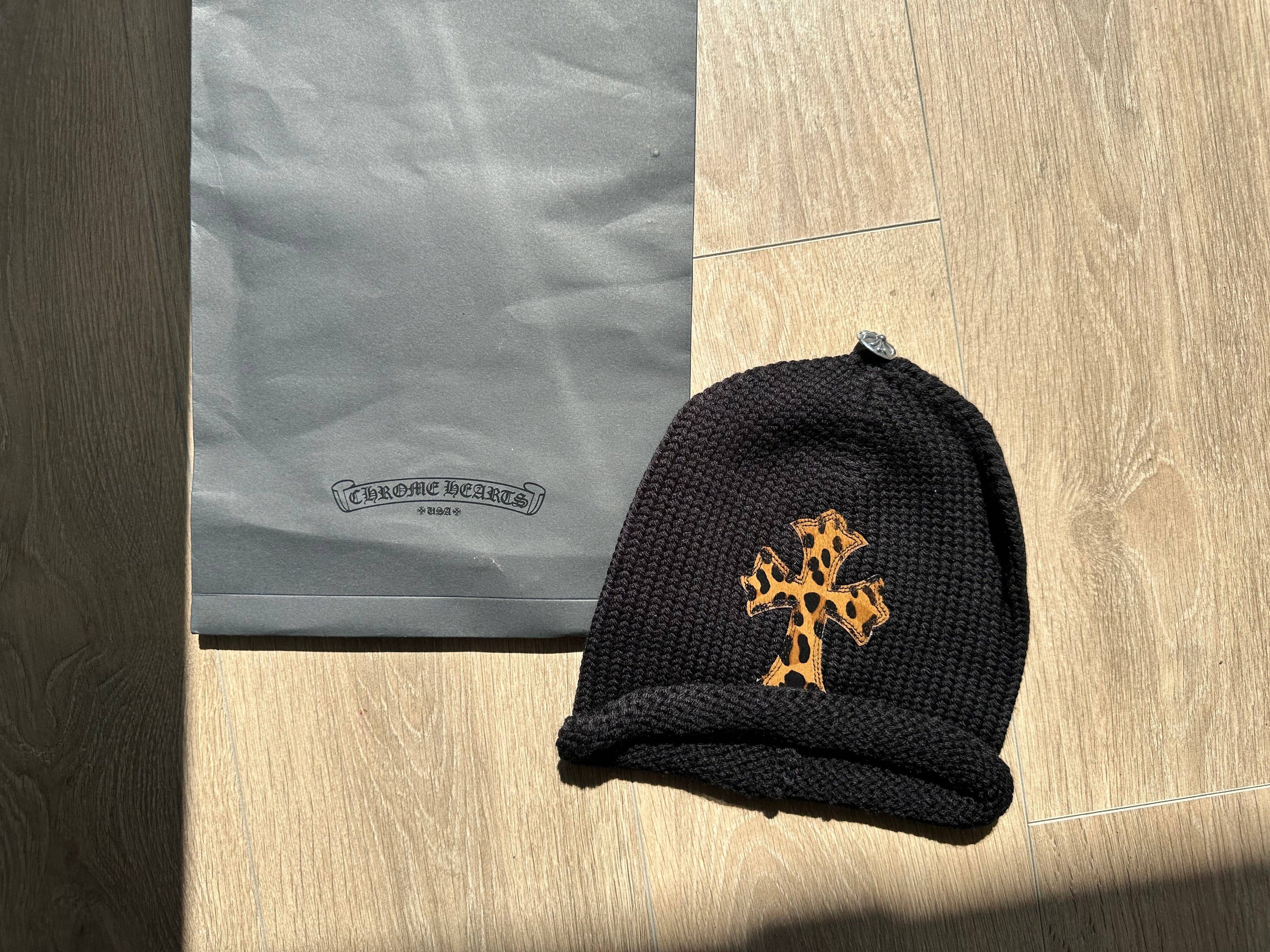 Archive Chrome leopard beanie