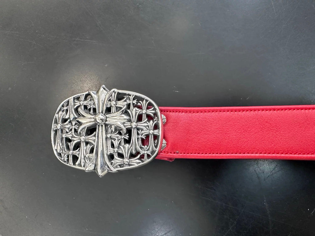 Red cemetery  Chrome Leather belt