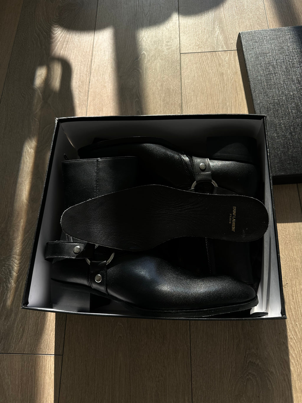 Saint Laurent Wyatt Harness Boots