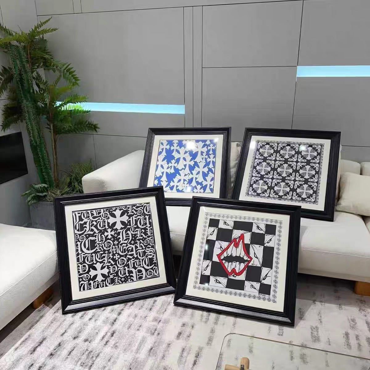 Chrome hearts wall art