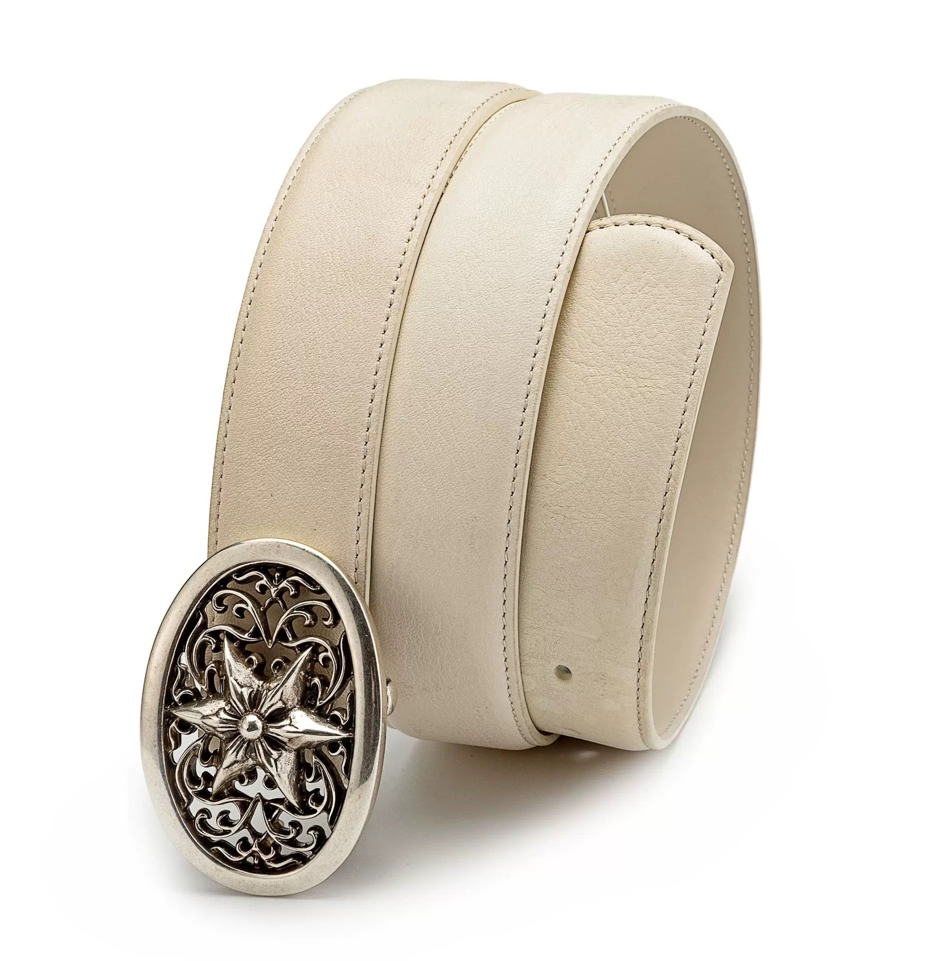 Chrome hearts oval star belt