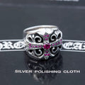 Chrome hearts rings with diamond gemstone - Private property 