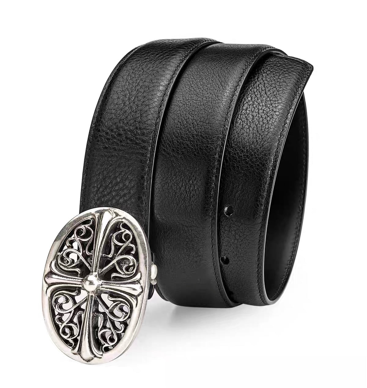 Classic Chrome hearts oval belt
