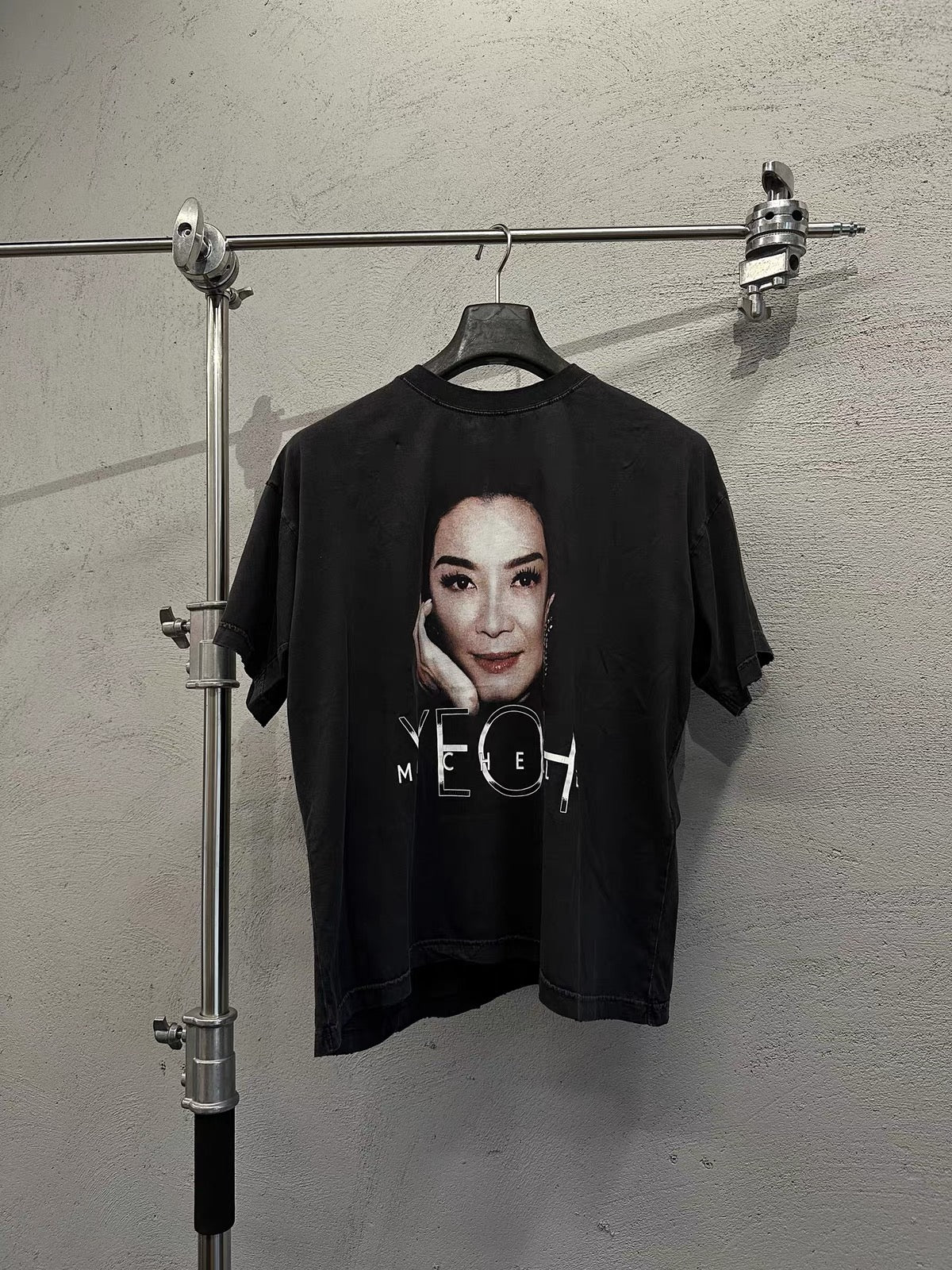 Black  Isabelle Huppert Portrait Tee – Grunge Cut Style