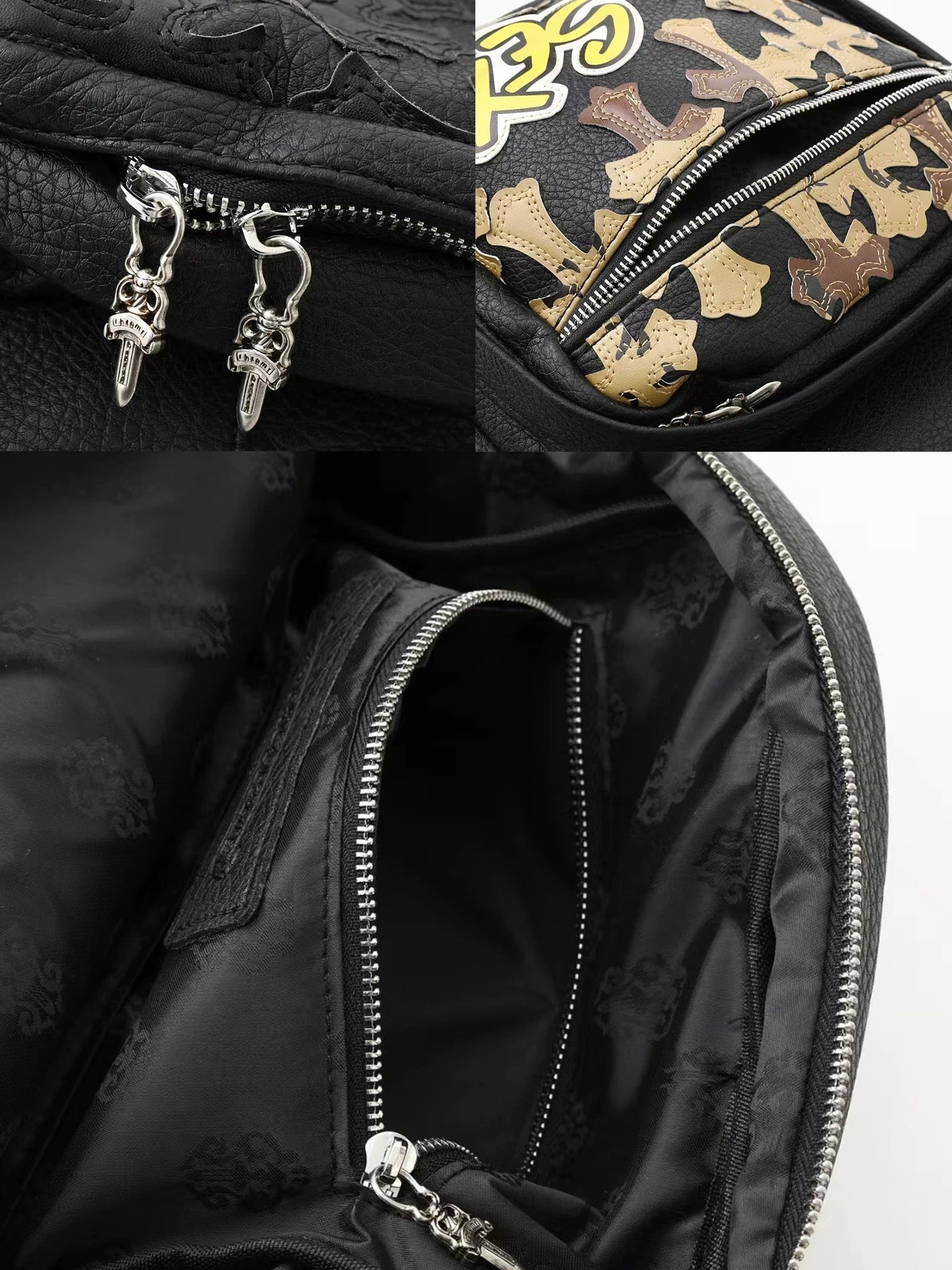 Leather chrome bag - Private property 
