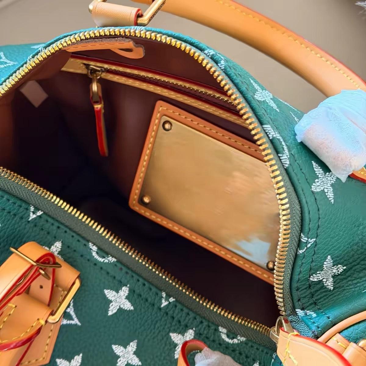 Archive monogram bag