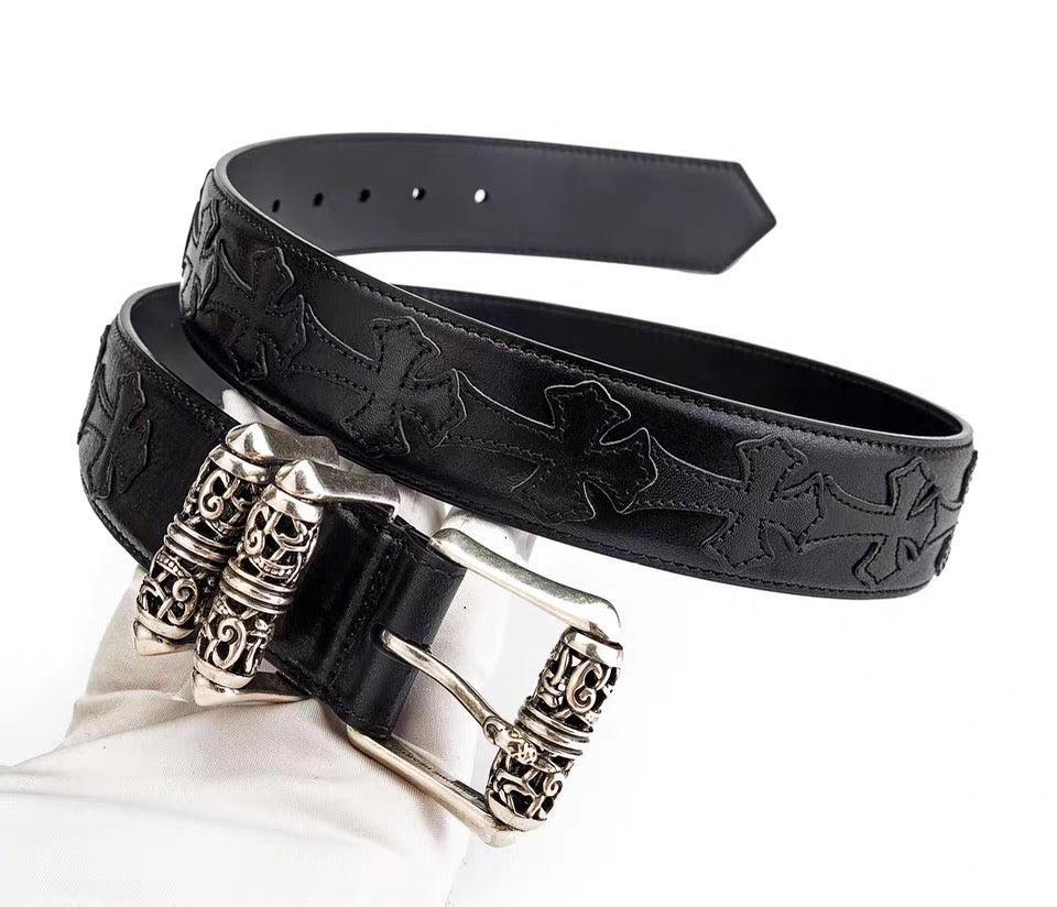 Chrome hearts double roller belt