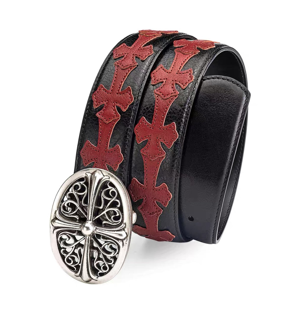 Classic Chrome hearts oval belt