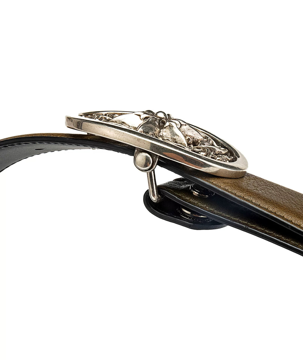 Chrome hearts oval star belt