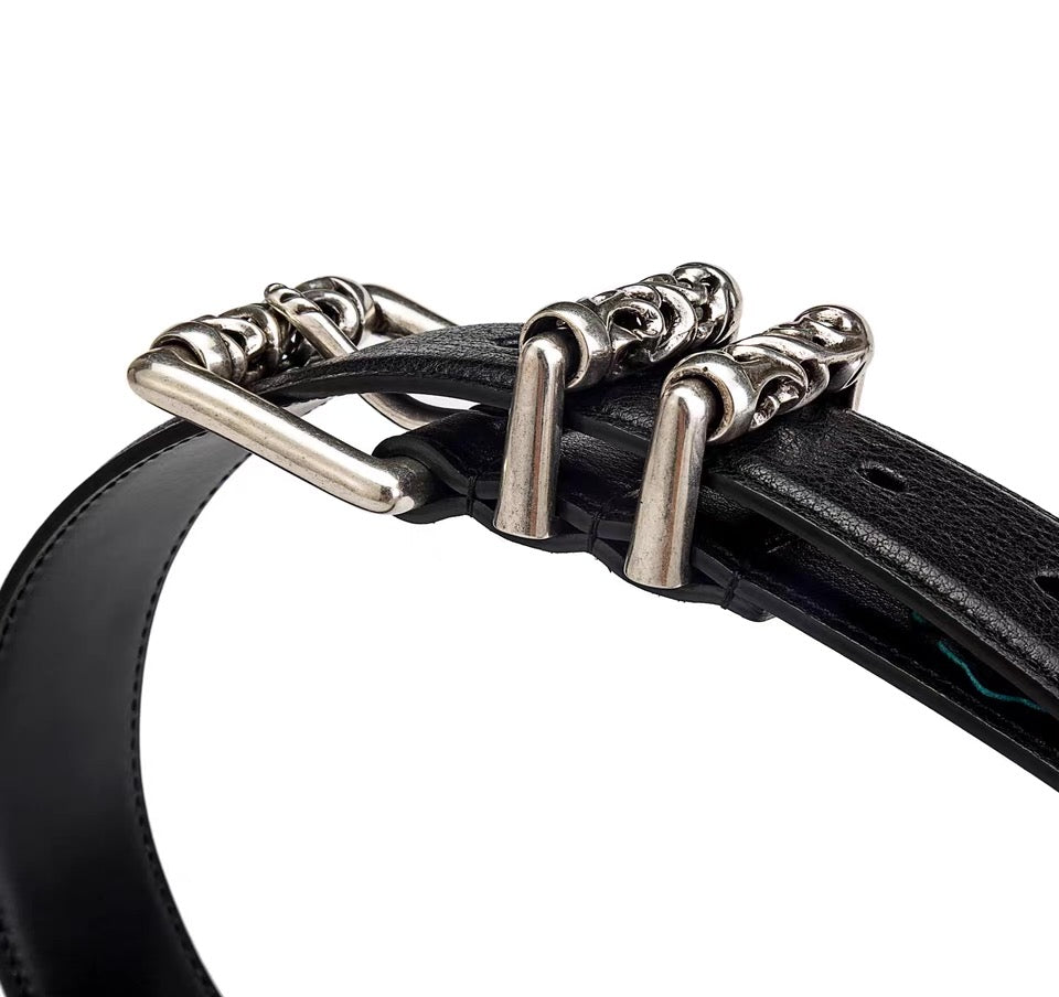 Chrome hearts double roller belt