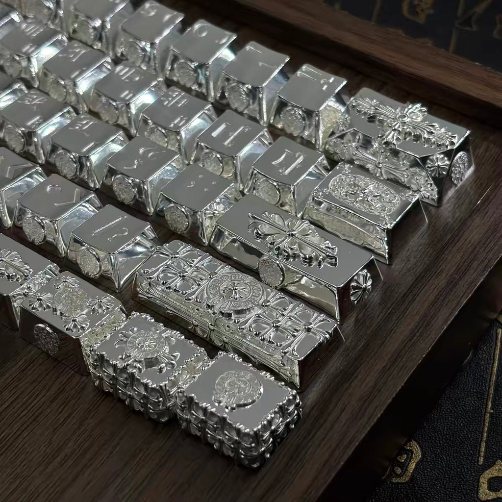 Chrome hearts silver chrome keyboard
