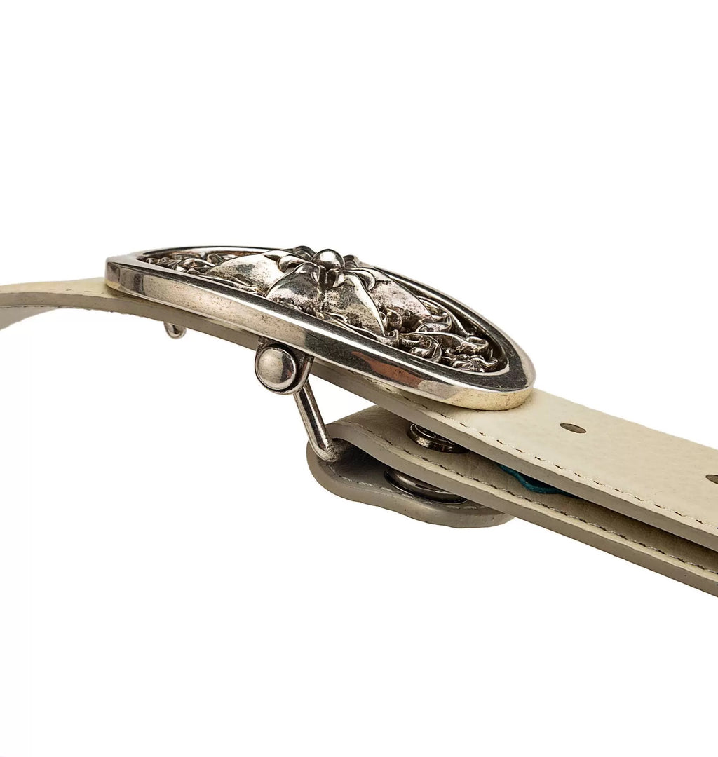 Chrome hearts oval star belt