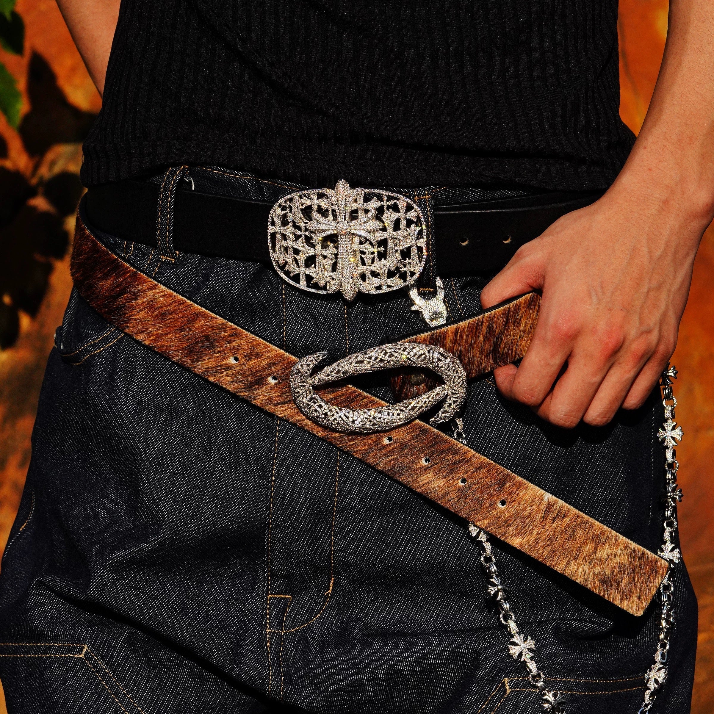 Chrome roller Belt - Private property 