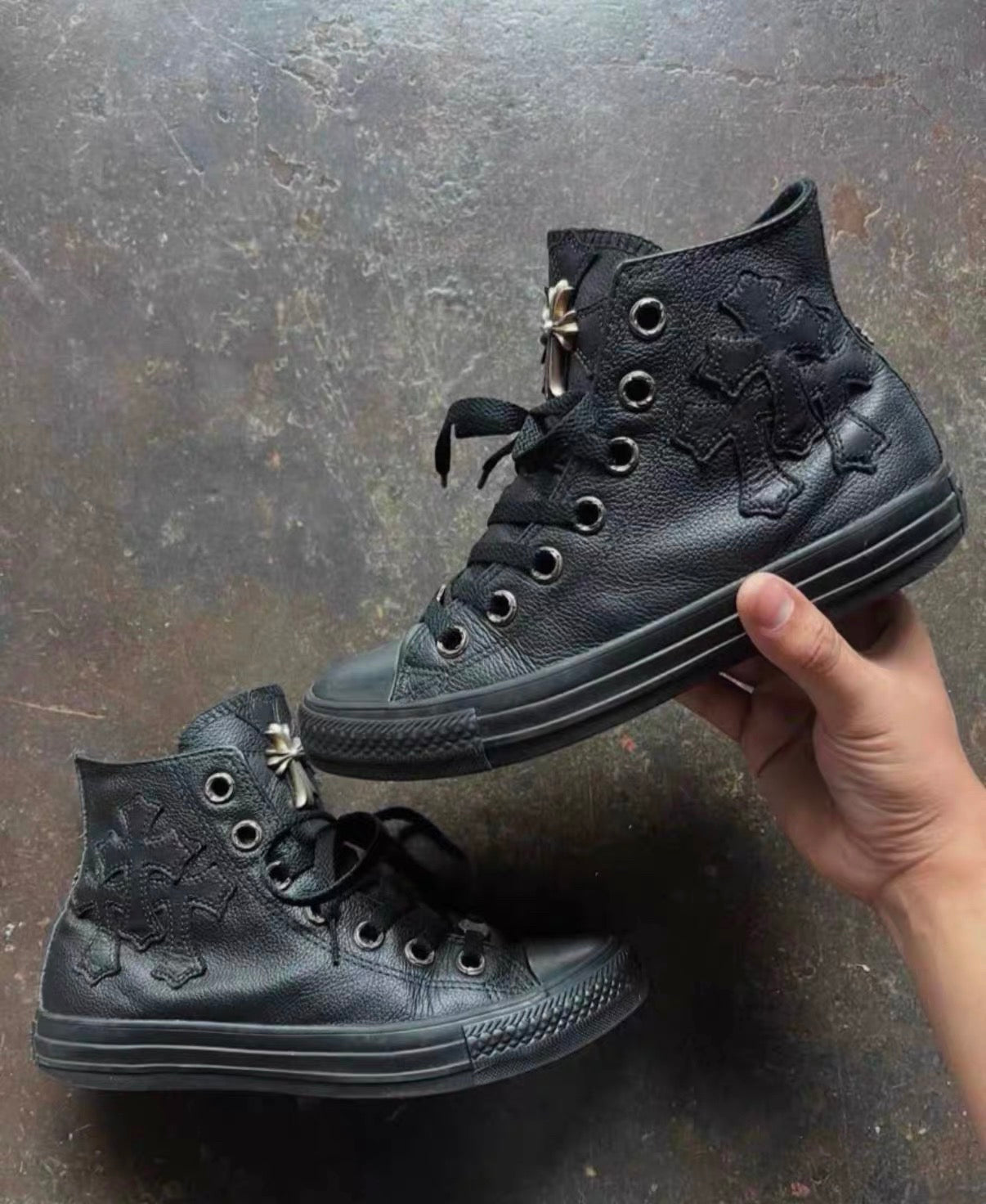 Archive noir Chrome Cross High-Top - Private property 