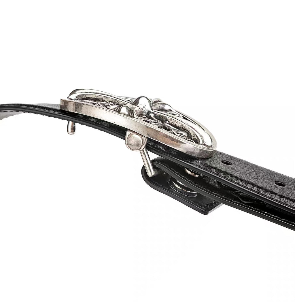 Classic Chrome hearts oval belt