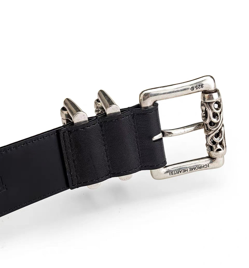 Chrome hearts double roller belt