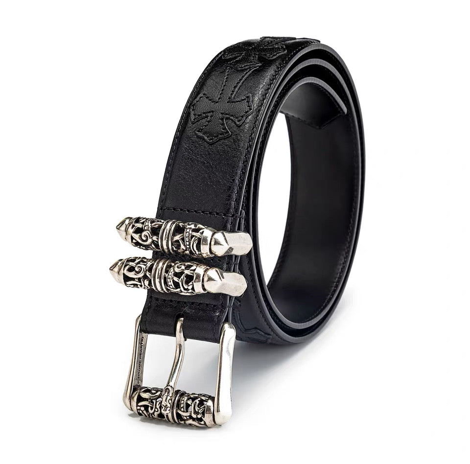 Chrome hearts double roller belt