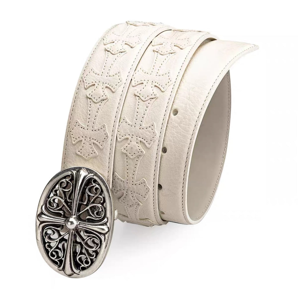 Classic Chrome hearts oval belt