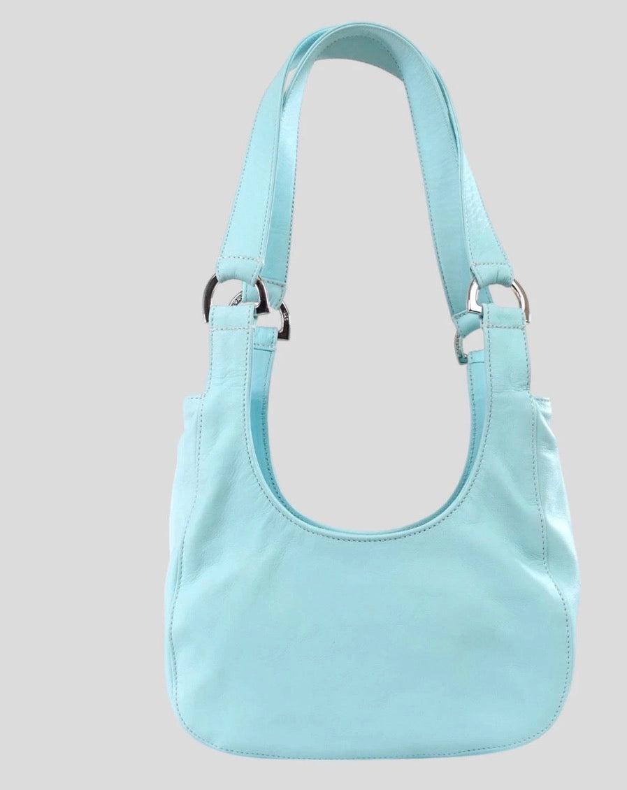 Archive blue chrome bag