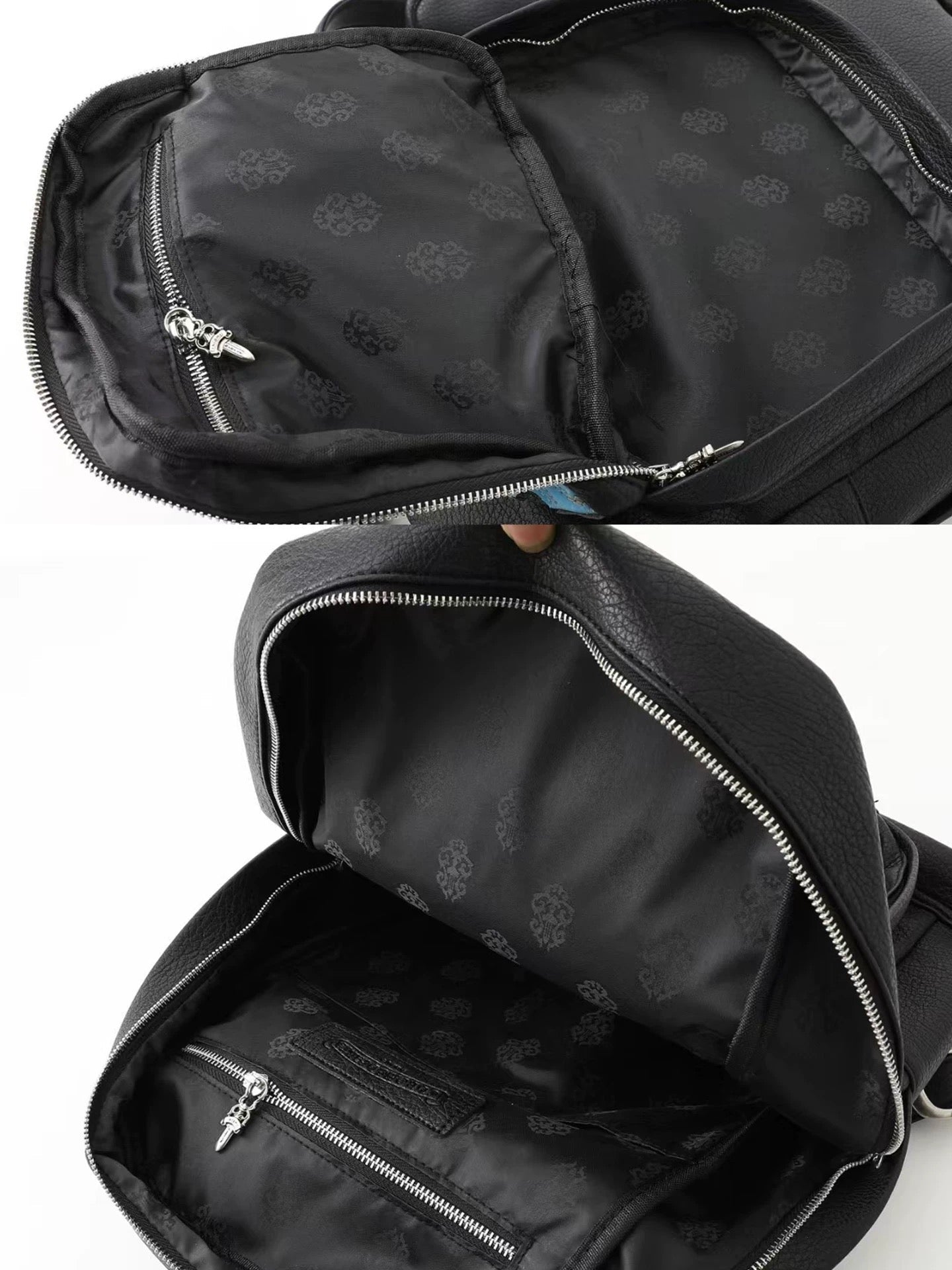 Leather chrome bag - Private property 